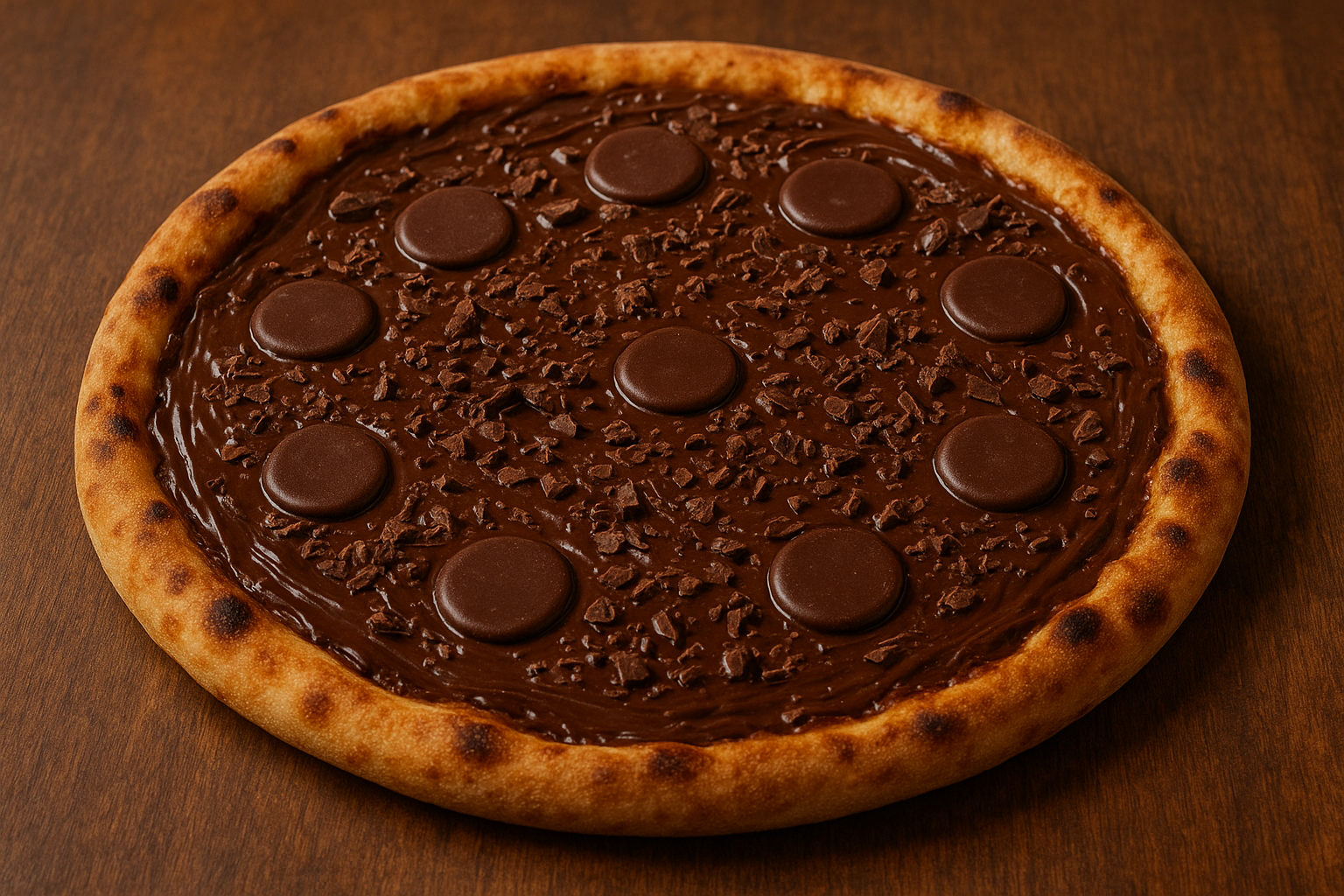 Pizza de Chocolate